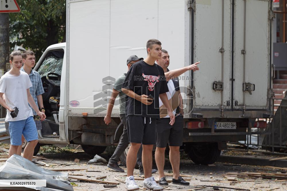 Kyiv after Russian missile attack on July 8, 2024