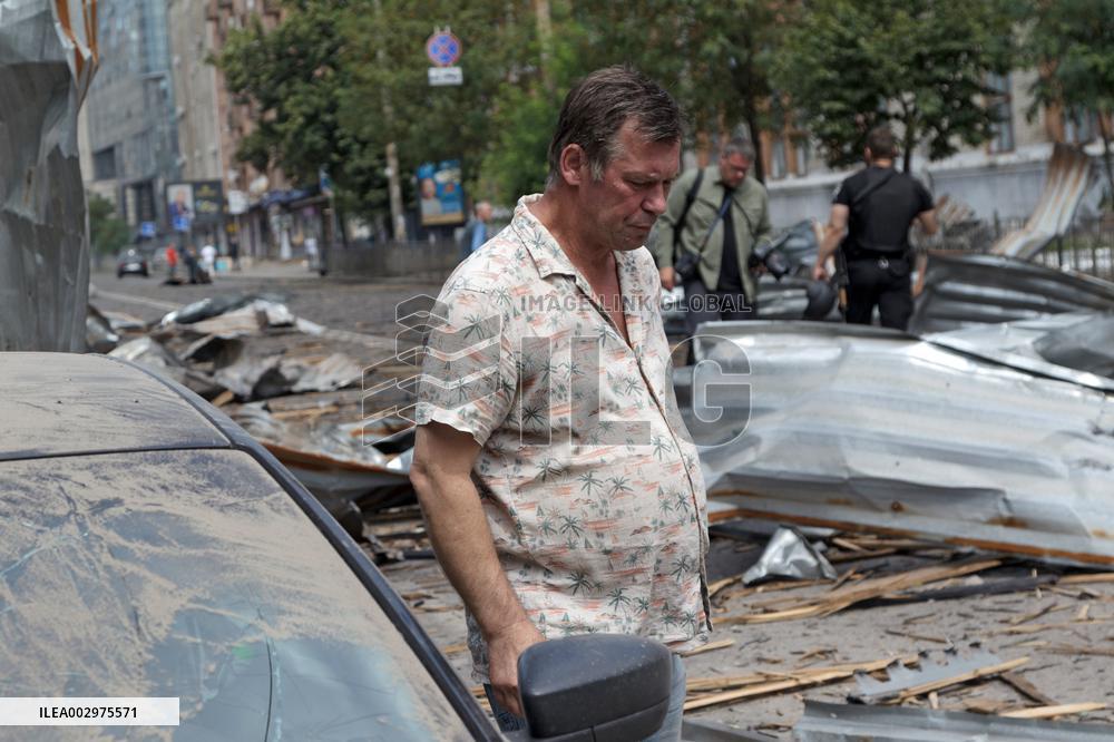Kyiv after Russian missile attack on July 8, 2024