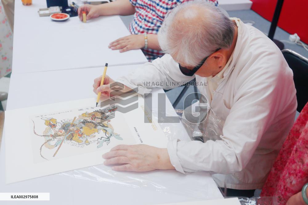 Artist Dai Dunban Attend CCG EXPO in Shanghai