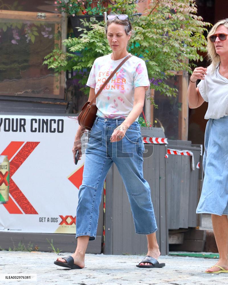 Christy Turlington Steps Out - NYC