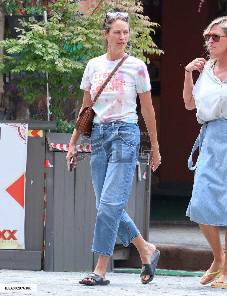 Christy Turlington Steps Out - NYC