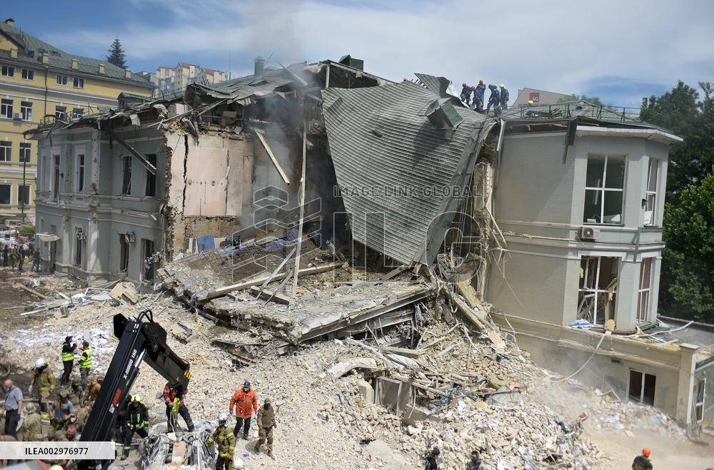 Russia hits Okhmatdyt childrens hospital with Kh-101 missile