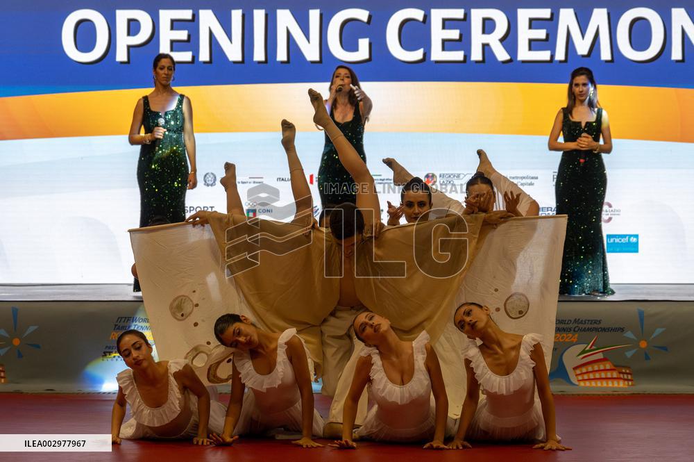 Table Tennis match - Opening Ceremony of the Championship Master Table Tennis Rome 2024