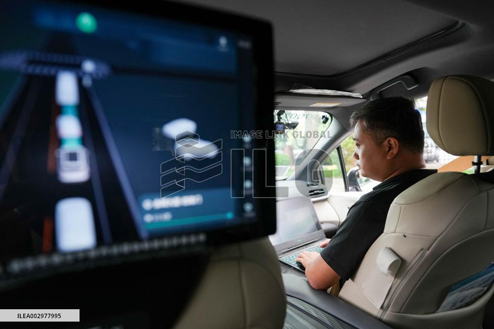 (ChineseToday)CHINA-BEIJING-AUTONOMOUS DRIVING-SAFETY GUARDIAN (CN)