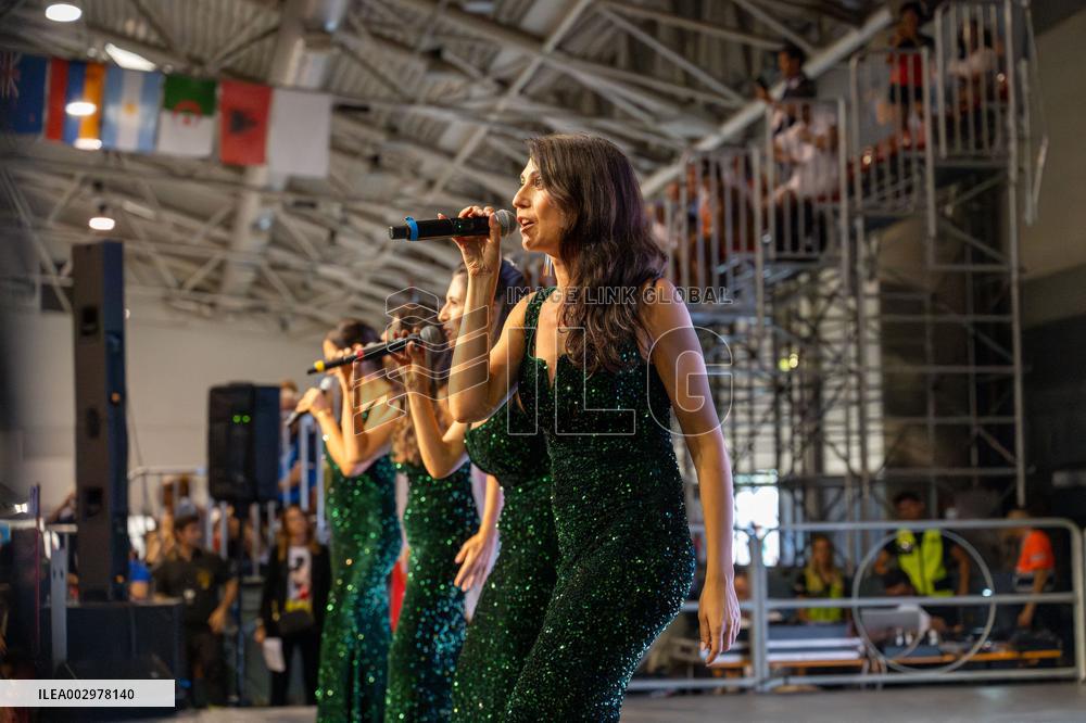 Table Tennis match - Opening Ceremony of the Championship Master Table Tennis Rome 2024