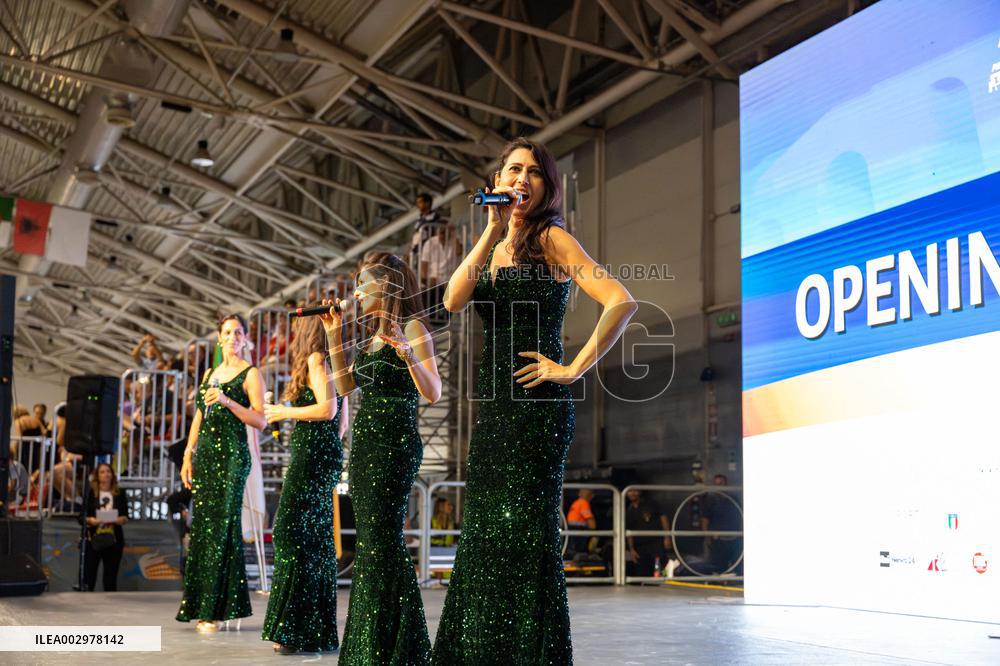 Table Tennis match - Opening Ceremony of the Championship Master Table Tennis Rome 2024