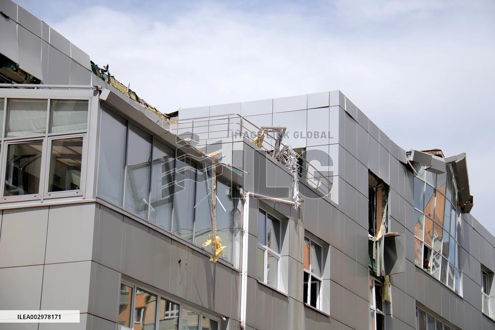 Private womens health clinic damaged during Russias second attack on Kyiv