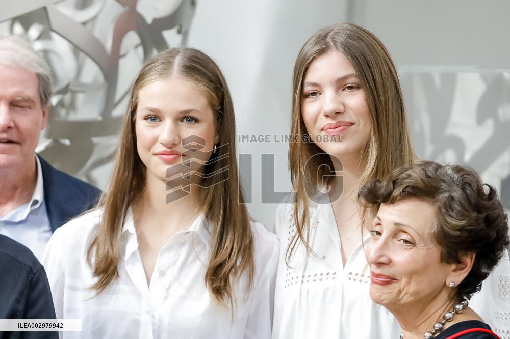 Spanish Princesses Visit Jaume Plensa Studio - Barcelona