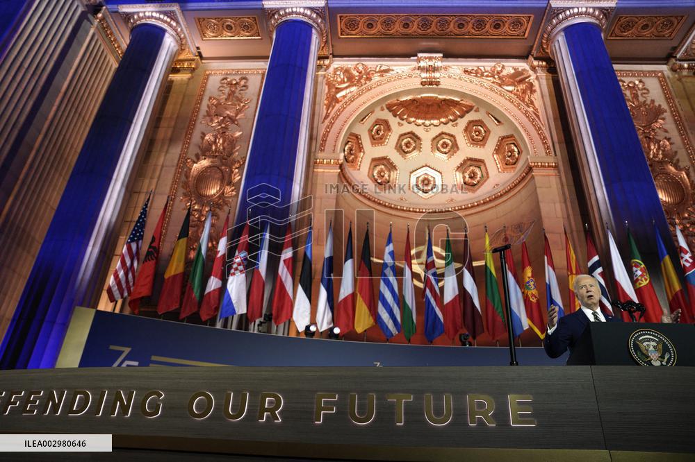 Joe Biden on 75th Anniversary of NATO - Washington