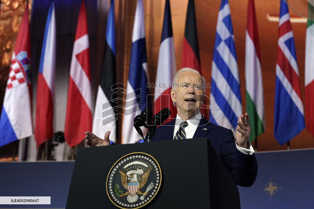 Joe Biden on 75th Anniversary of NATO - Washington