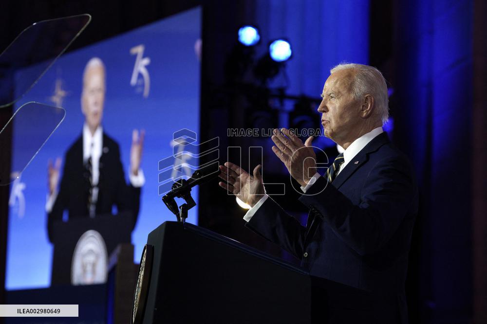 Joe Biden on 75th Anniversary of NATO - Washington