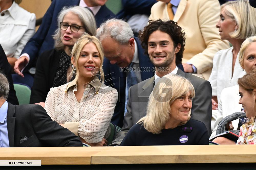 Wimbledon - Sienna Miller In The Stands