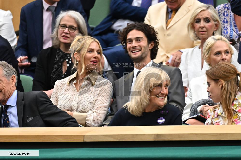Wimbledon - Sienna Miller In The Stands