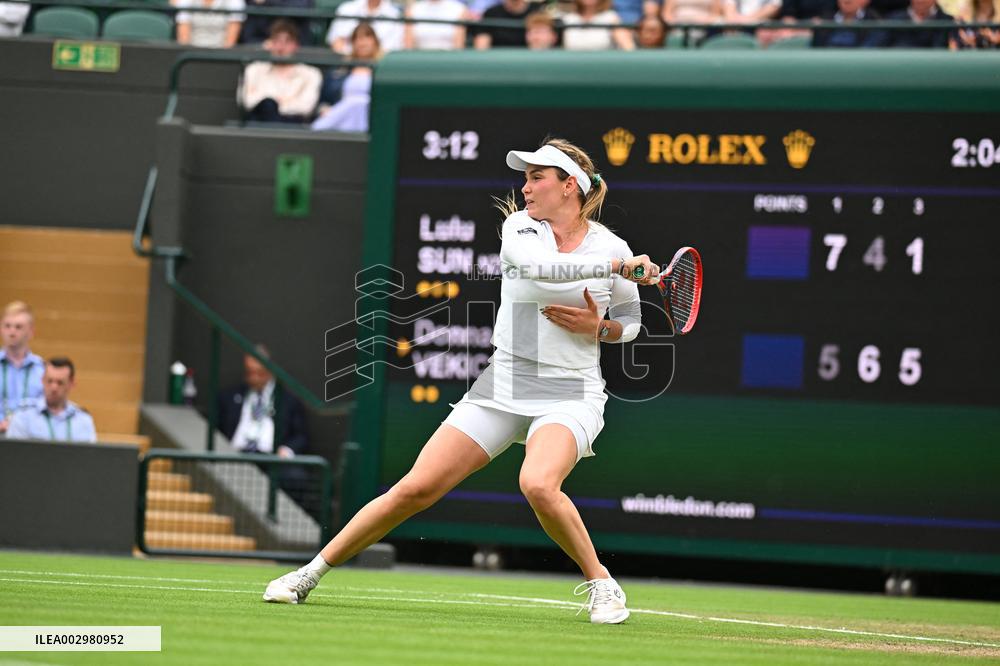 Wimbledon - Vekic v Radovcic Quarter-Final