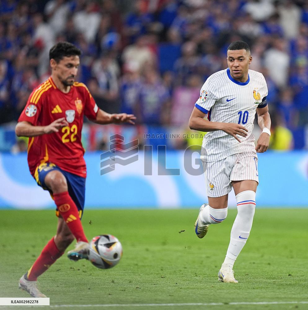 (SP)GERMANY-MUNICH-FOOTBALL-EURO 2024-SEMIFINAL-SPAIN VS FRANCE