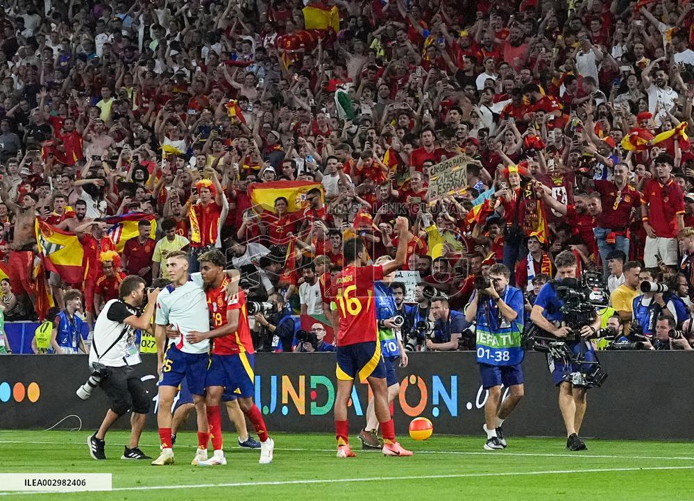 (SP)GERMANY-MUNICH-FOOTBALL-EURO 2024-SEMIFINAL-SPAIN VS FRANCE