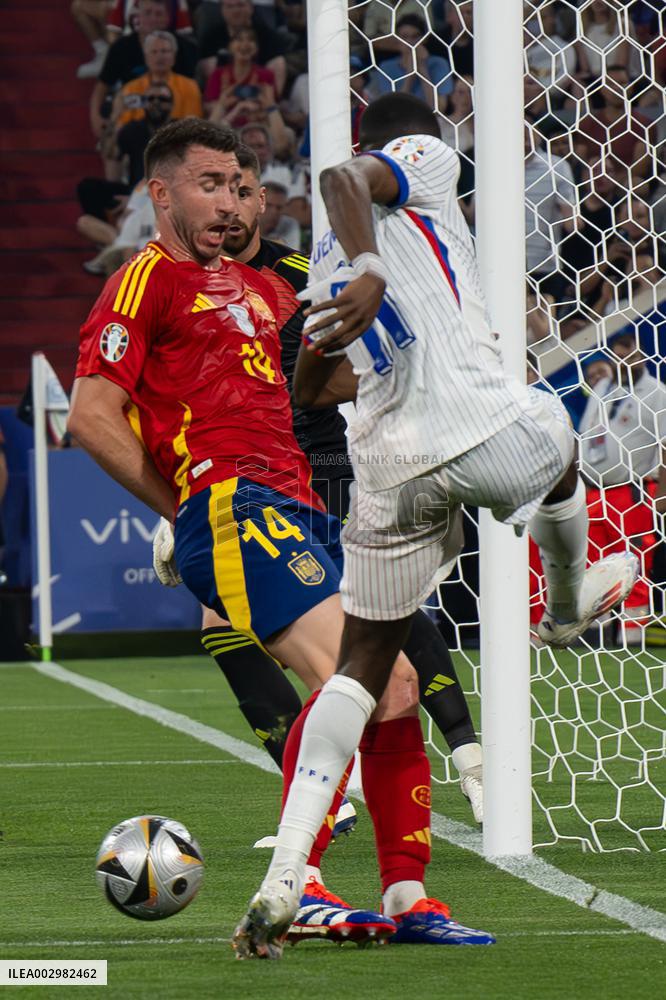 (SP)GERMANY-MUNICH-FOOTBALL-EURO 2024-SEMIFINAL-SPAIN VS FRANCE