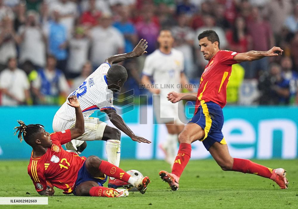 (SP)GERMANY-MUNICH-FOOTBALL-EURO 2024-SEMIFINAL-SPAIN VS FRANCE
