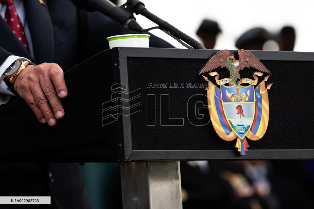 Admiral Francisco Cubides Becomes Colombia's Military Forces Commander