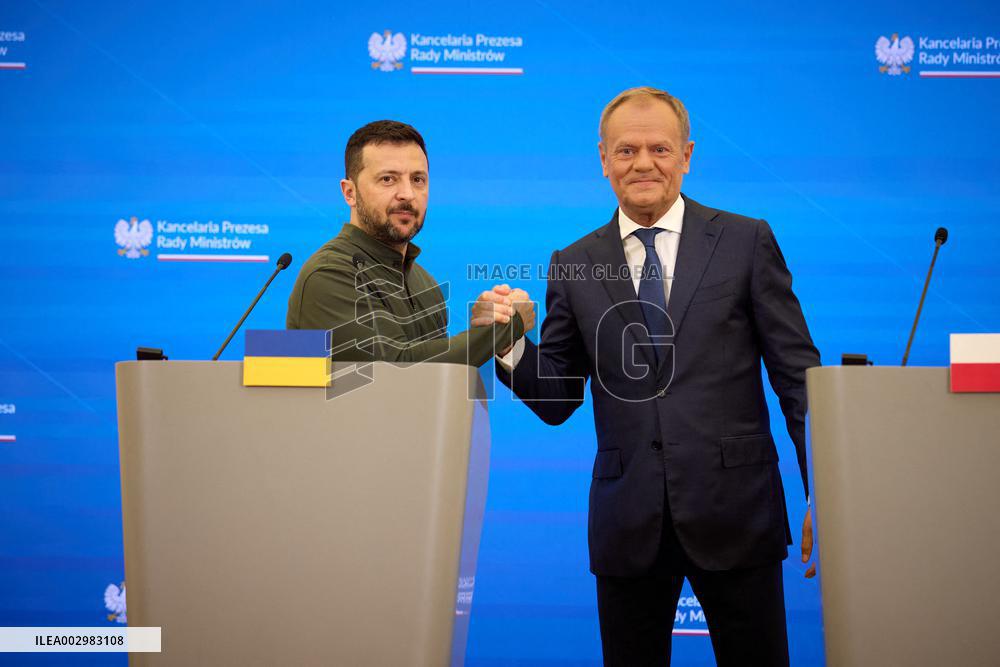 Zelensky Visits Warsaw