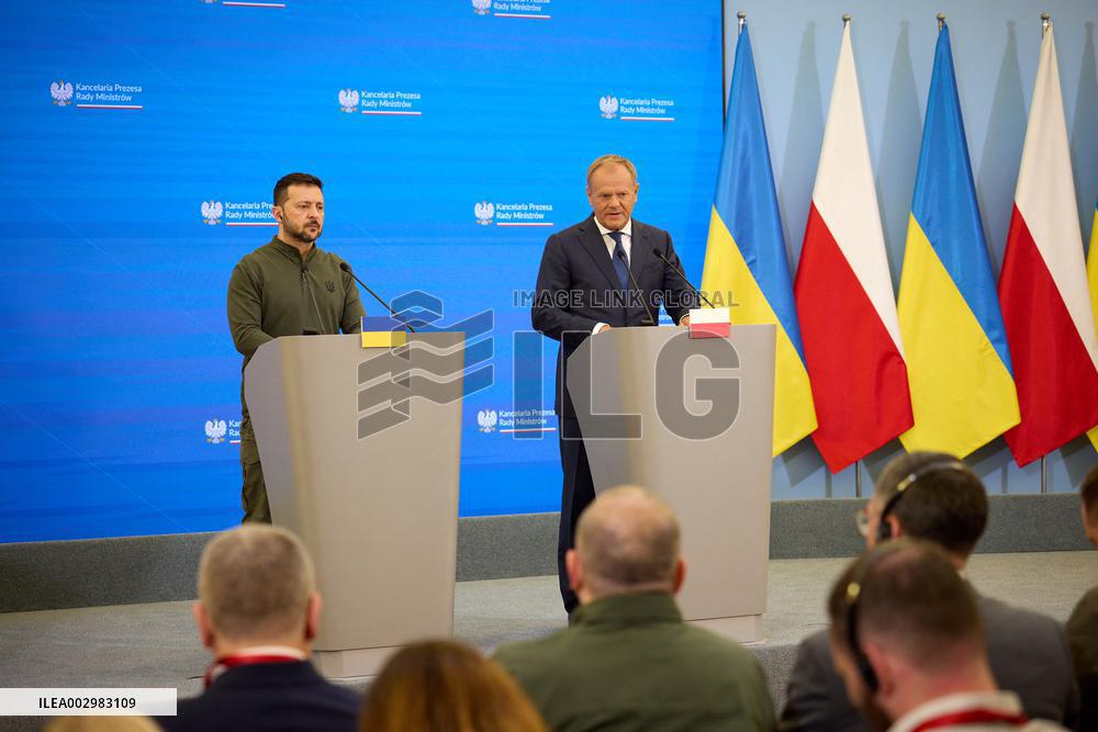 Zelensky Visits Warsaw