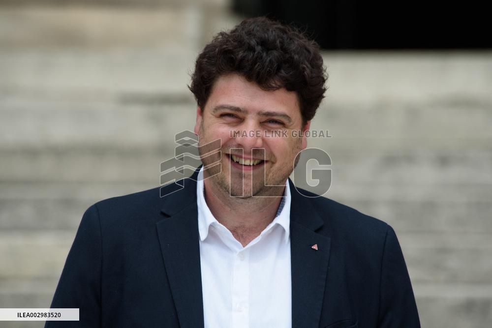Newly Elected Deputies Arrive at the National Assembly- Paris