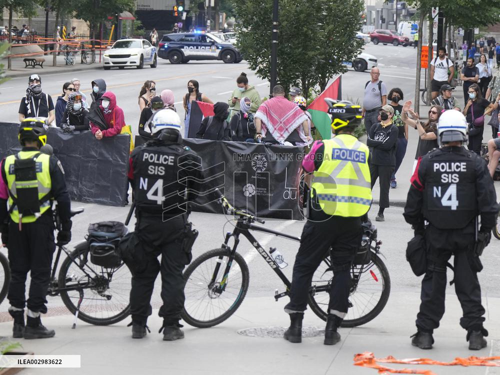 Montreal police descend on McGill to clear pro-Palestinian encampment