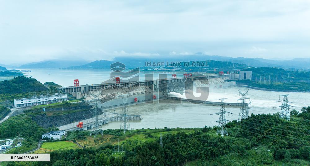 Three Gorges Dam Releasing Flood Water For The First Time in Yichang