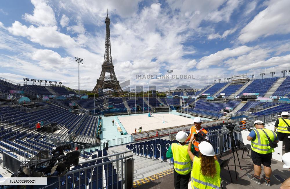 Paris Olympic beach volleyball venue