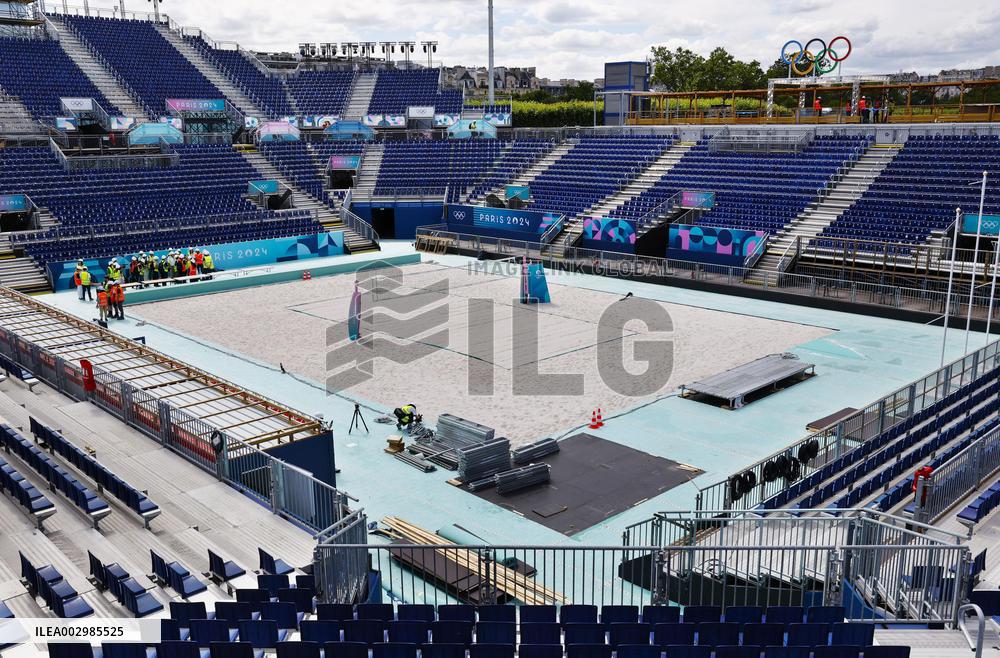 Paris Olympic beach volleyball venue