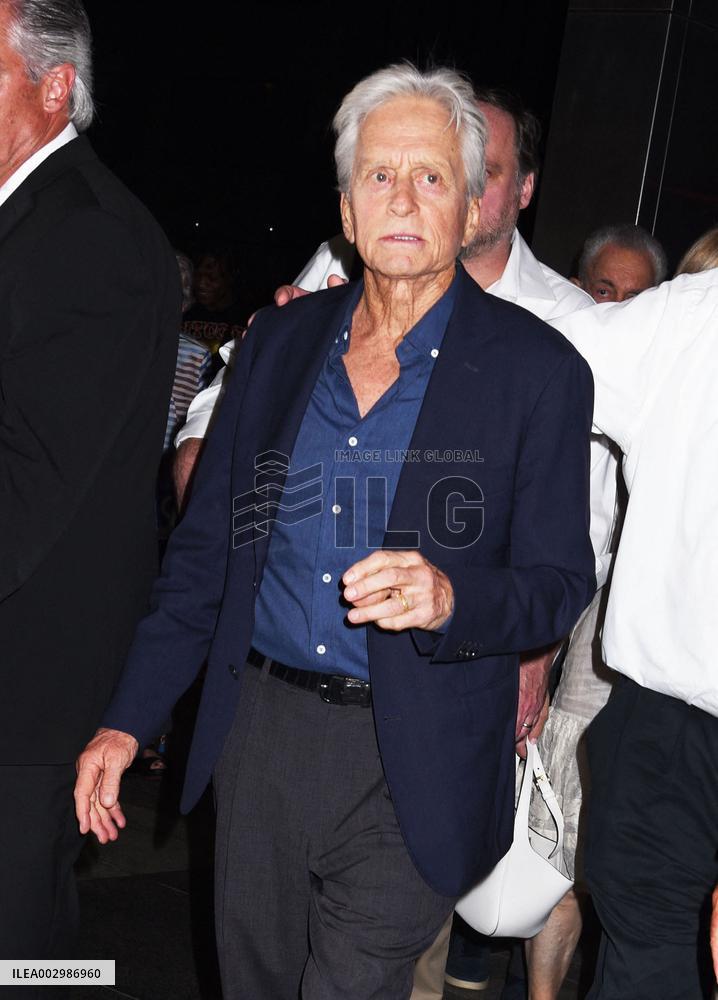 Michael Douglas Arriving At Afterparty - NYC