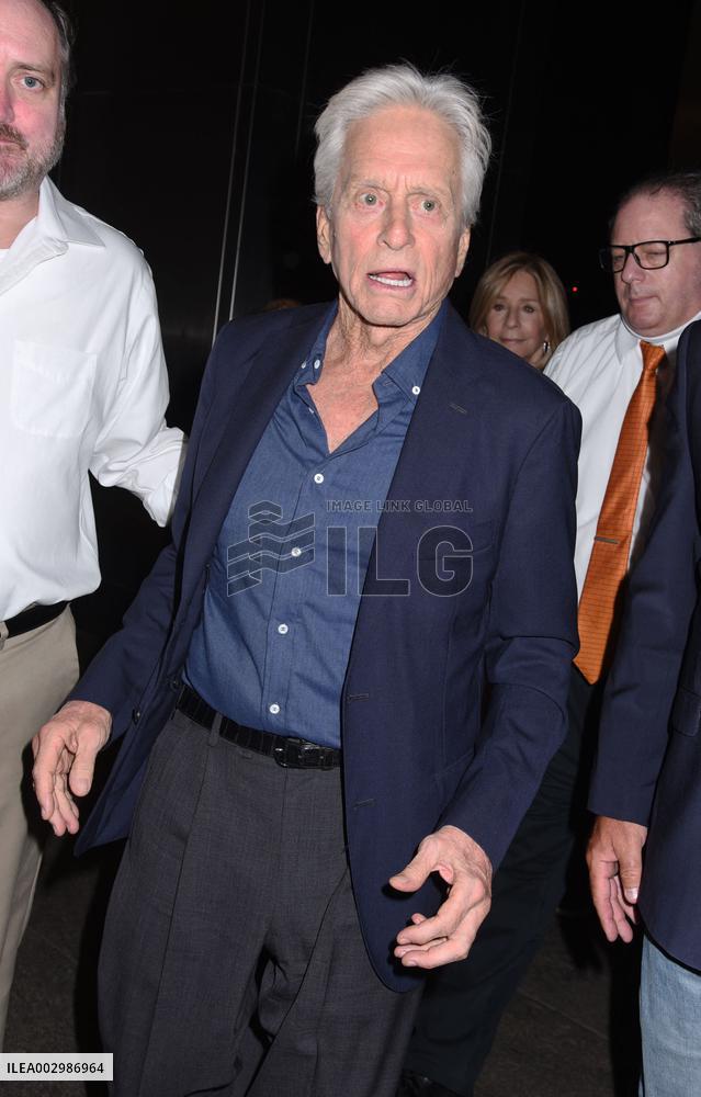 Michael Douglas Arriving At Afterparty - NYC