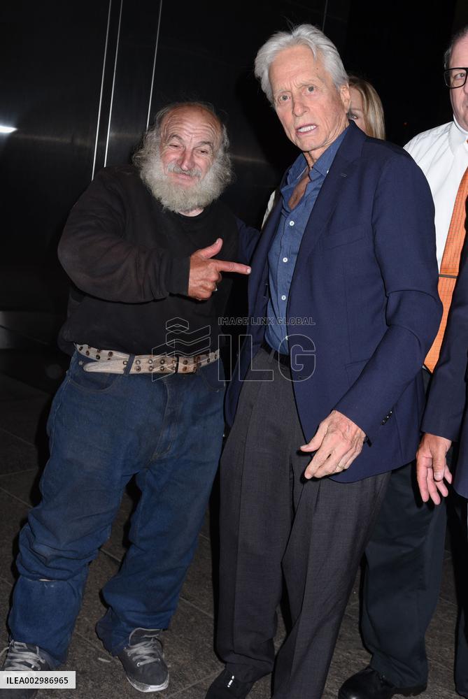 Michael Douglas Arriving At Afterparty - NYC