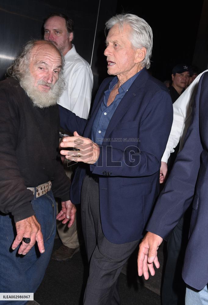 Michael Douglas Arriving At Afterparty - NYC