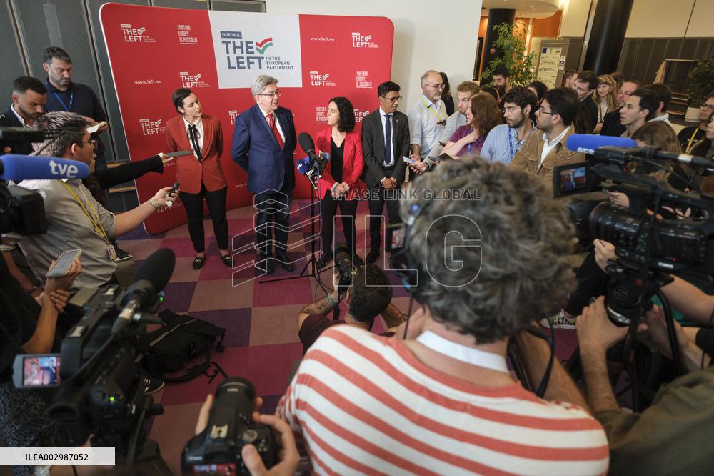 Jean-Luc Melenchon Press Conference - Brussels