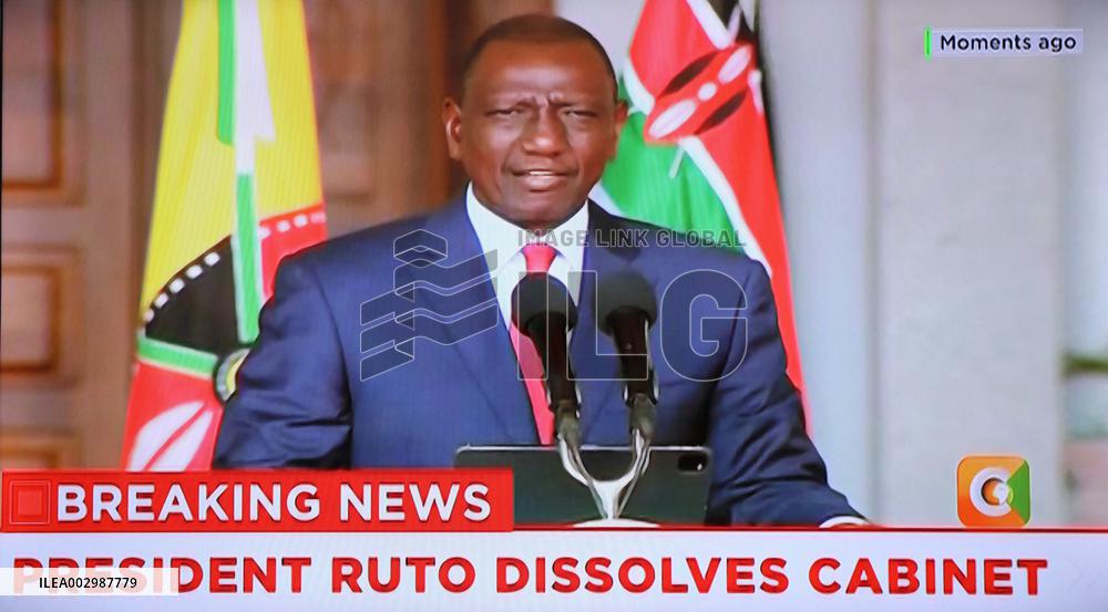 KENYA-PRESIDENT-ALL CABINET SECRETARIES-DISMISS