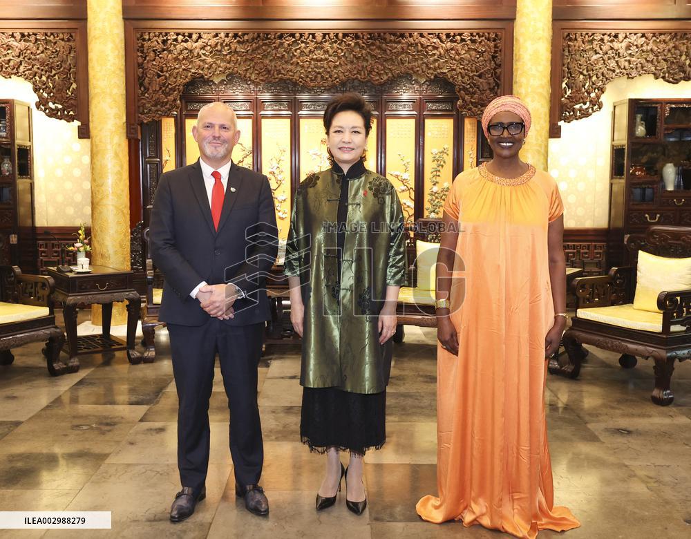 CHINA-BEIJING-PENG LIYUAN-UNAIDS-WHO-OFFICIALS-MEETING (CN)