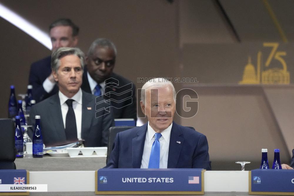 Biden Participates in Working Session IIl of the 2024 NATO Summit