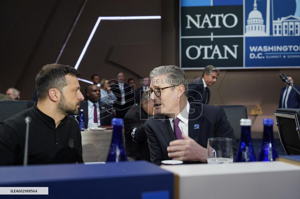 Biden Participates in Working Session IIl of the 2024 NATO Summit