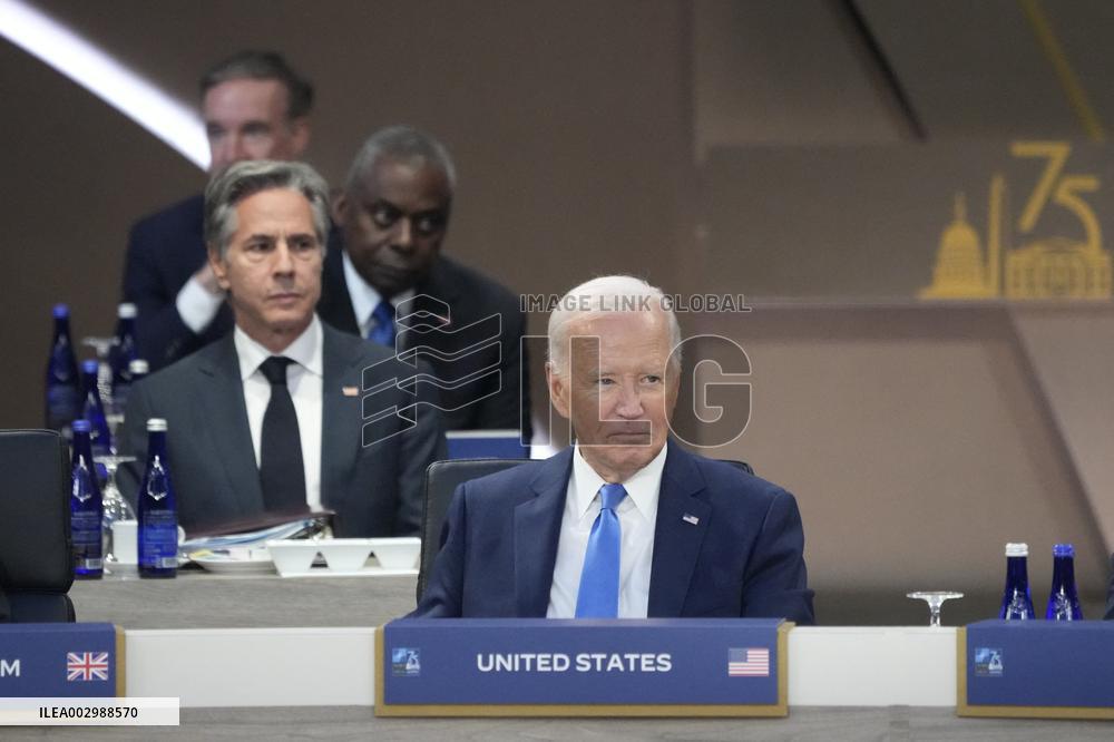 Biden Participates in Working Session IIl of the 2024 NATO Summit