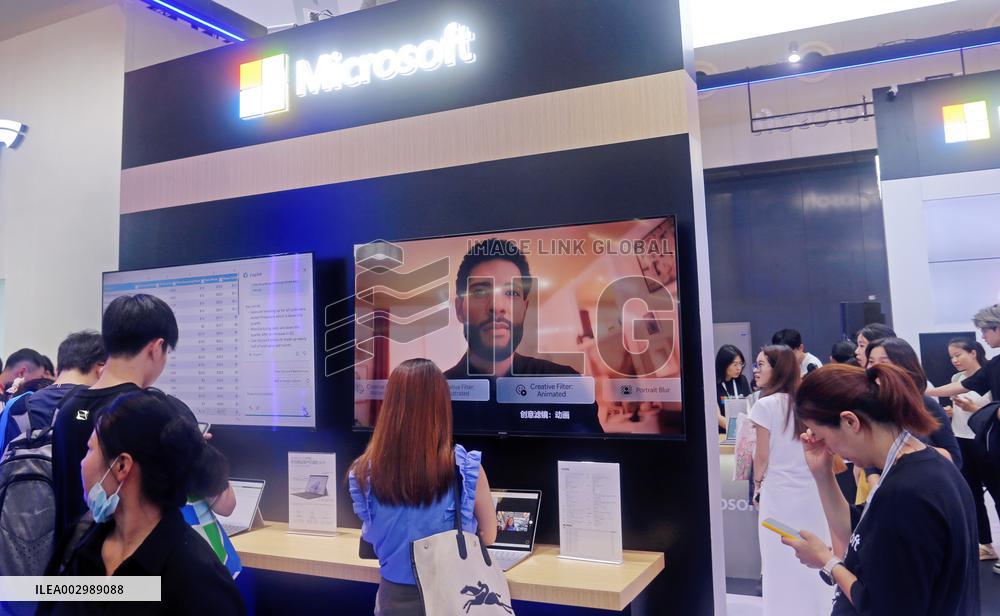 Microsoft Booth at 2024 WAIC in Shanghai