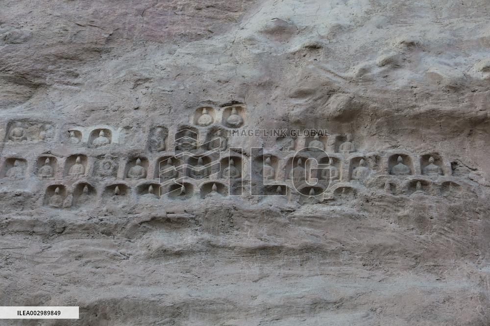 Yungang Grottoes in Datong