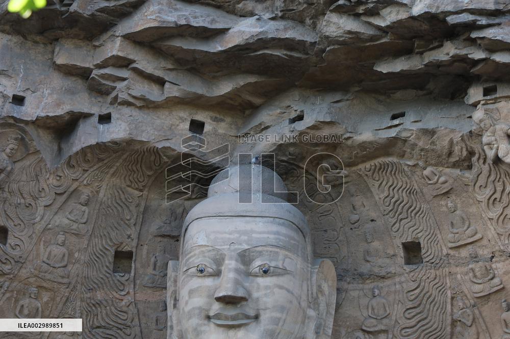 Yungang Grottoes in Datong