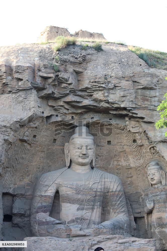 Yungang Grottoes in Datong