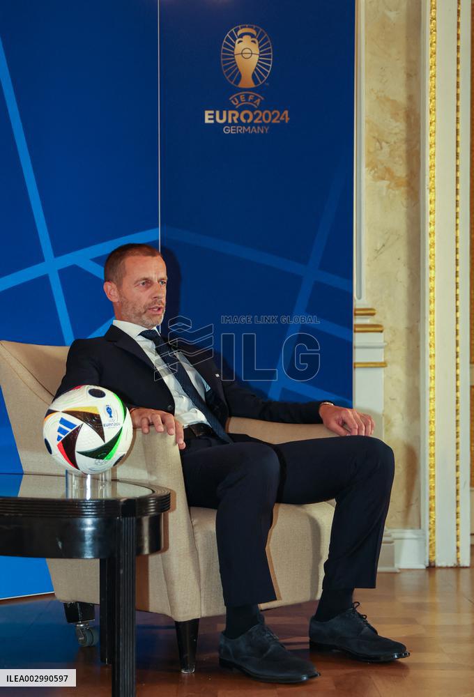 (SP)GERMANY-MUNICH-FOOTBALL-ALEKSANDER CEFERIN-INTERVIEW