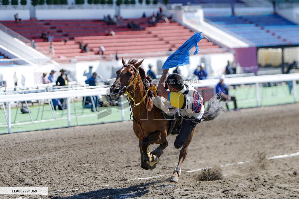 (SP)CHINA-XINJIANG-ZHAOSU-NATIONAL TRADITIONAL GAMES OF ETHNIC MINORITIES-EQUESTRIAN (CN)