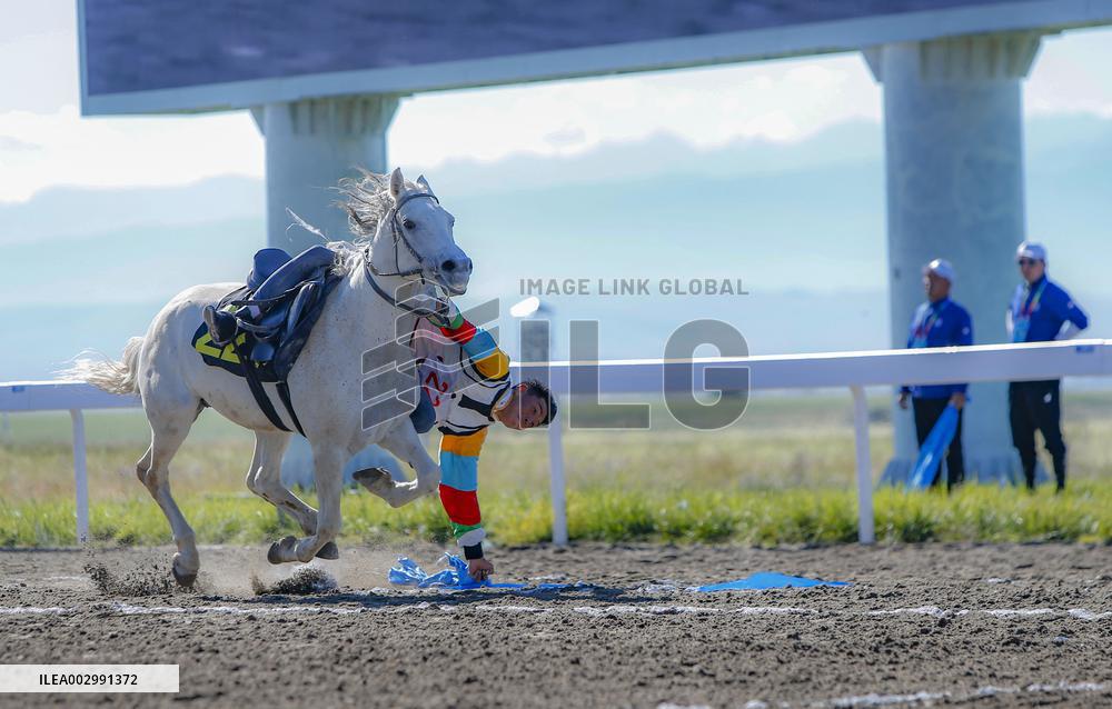 (SP)CHINA-XINJIANG-ZHAOSU-NATIONAL TRADITIONAL GAMES OF ETHNIC MINORITIES-EQUESTRIAN (CN)