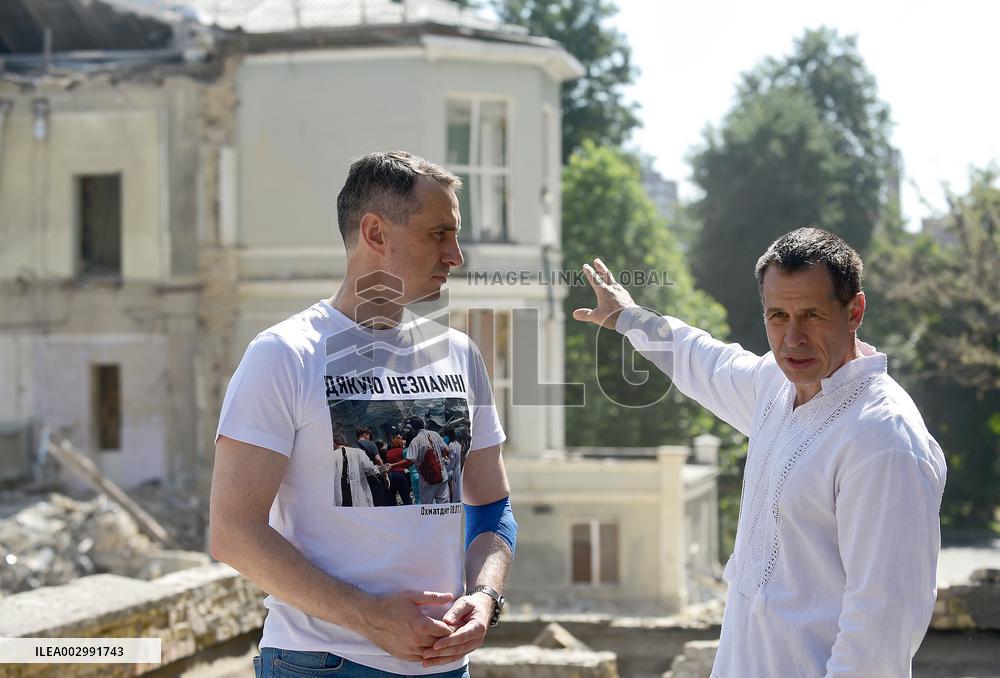 Briefing of Ukraines Health Minister and Ohmatdyt director in Kyiv