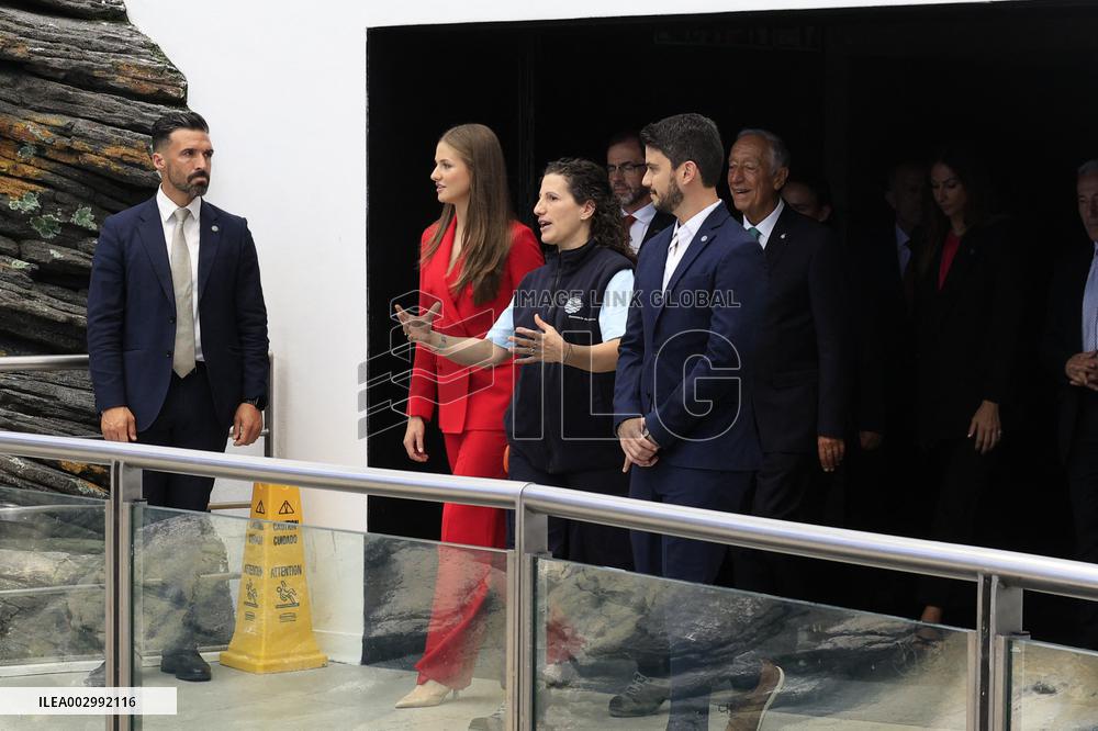 Princess Leonor Meets With Portuguese President - Lisbon
