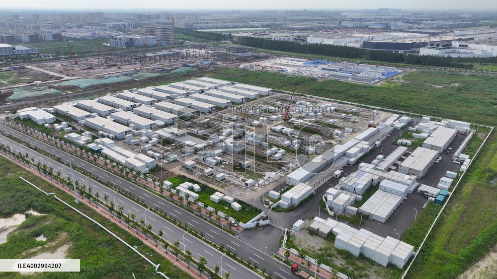 Tesla Shanghai Energy Storage Gigafactory Construction